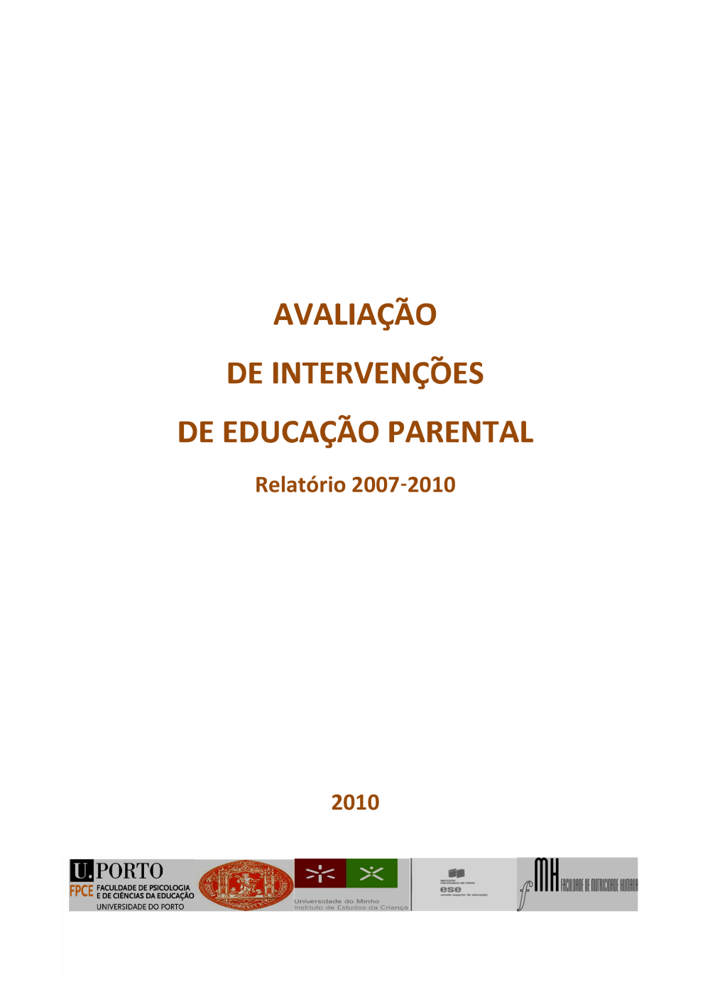 Avaliação de Intervenções de Educação Parental