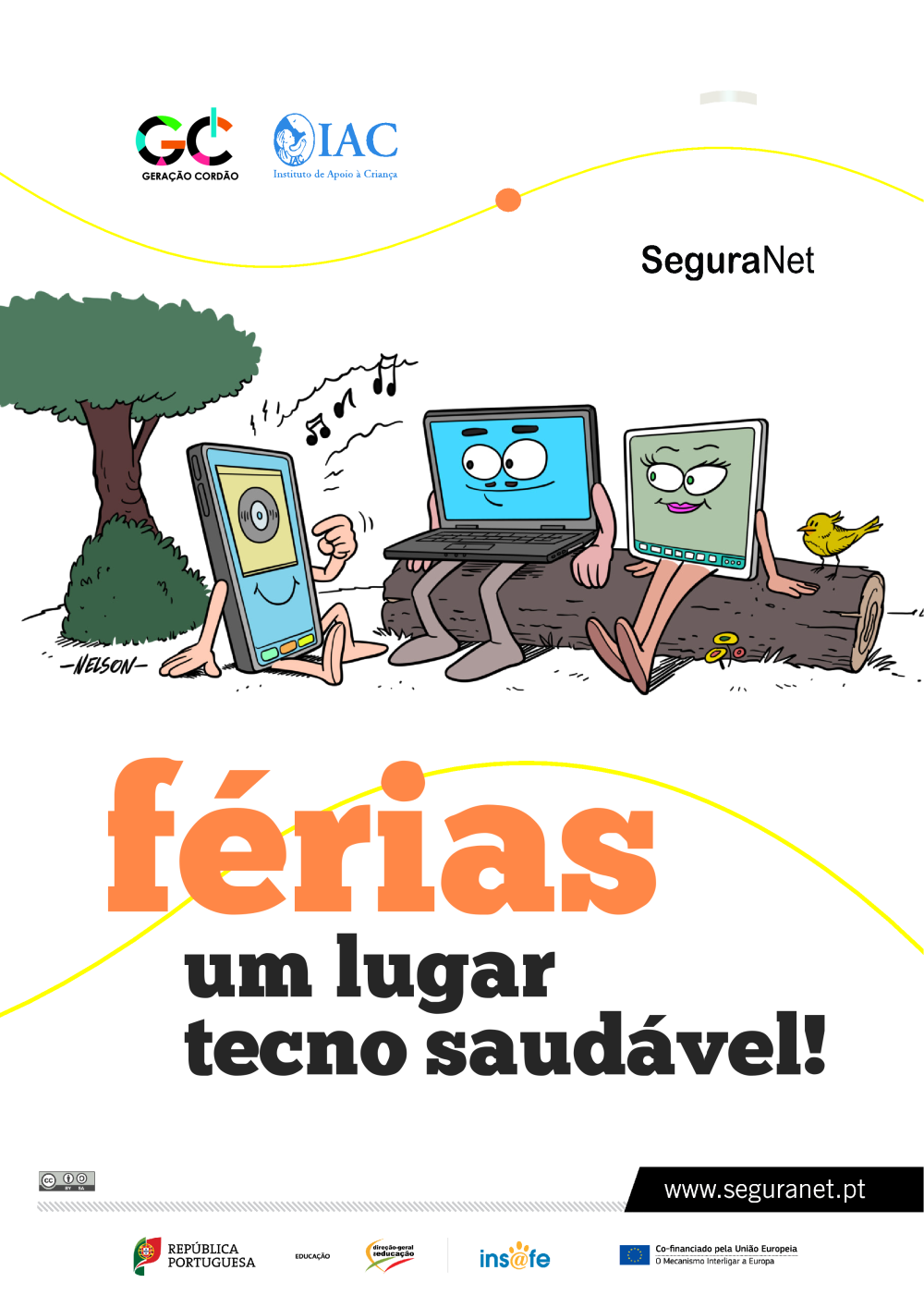 Férias um lugar tecno saudável