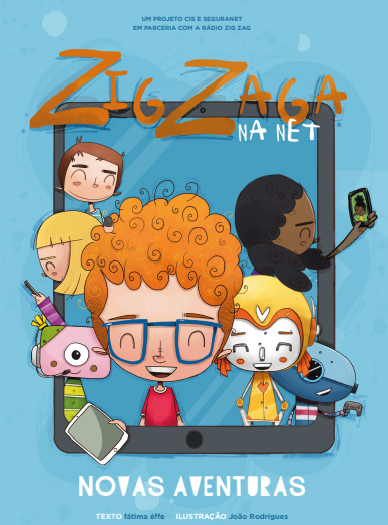 capa do livro zigzaga na net novas aventuras