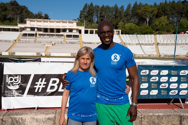 foto de fernanda ribeiro e francis obikwelu