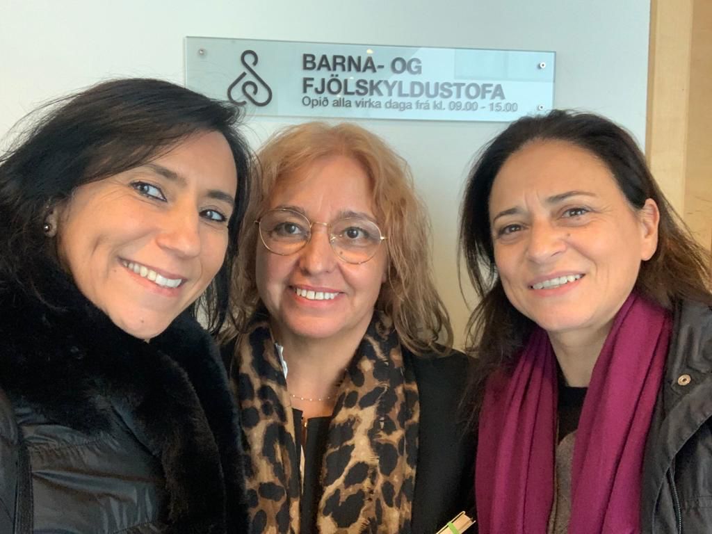 Equipa da CNPDPCJ na Islândia no âmbito do projeto A Teu Lado