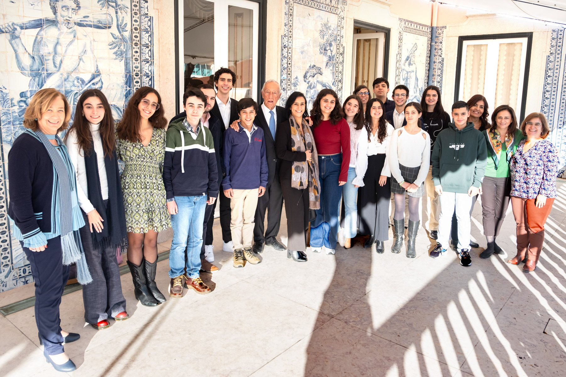 Jovens do CNCJ recebidos pelo presidente da República